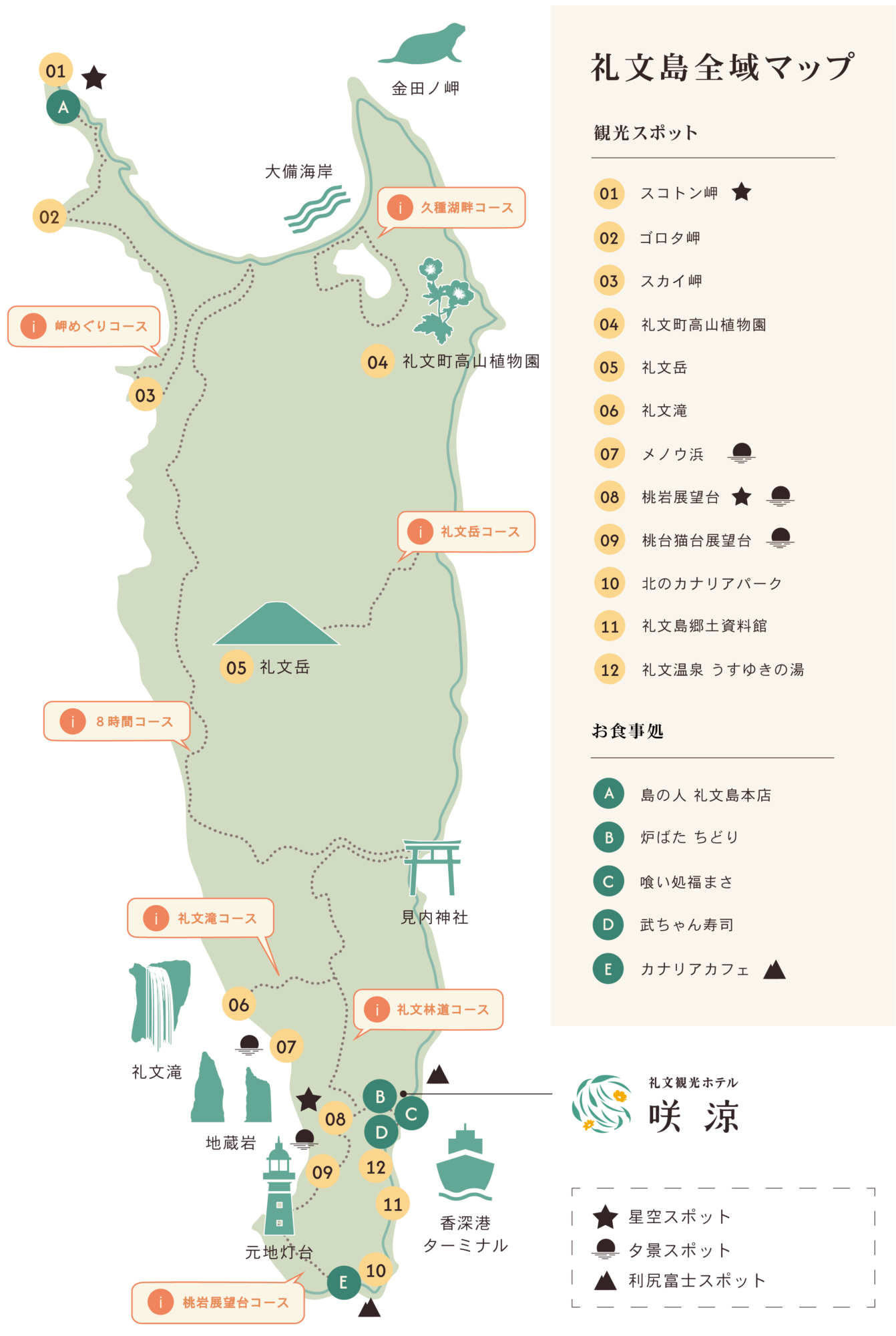 礼文 島 観光